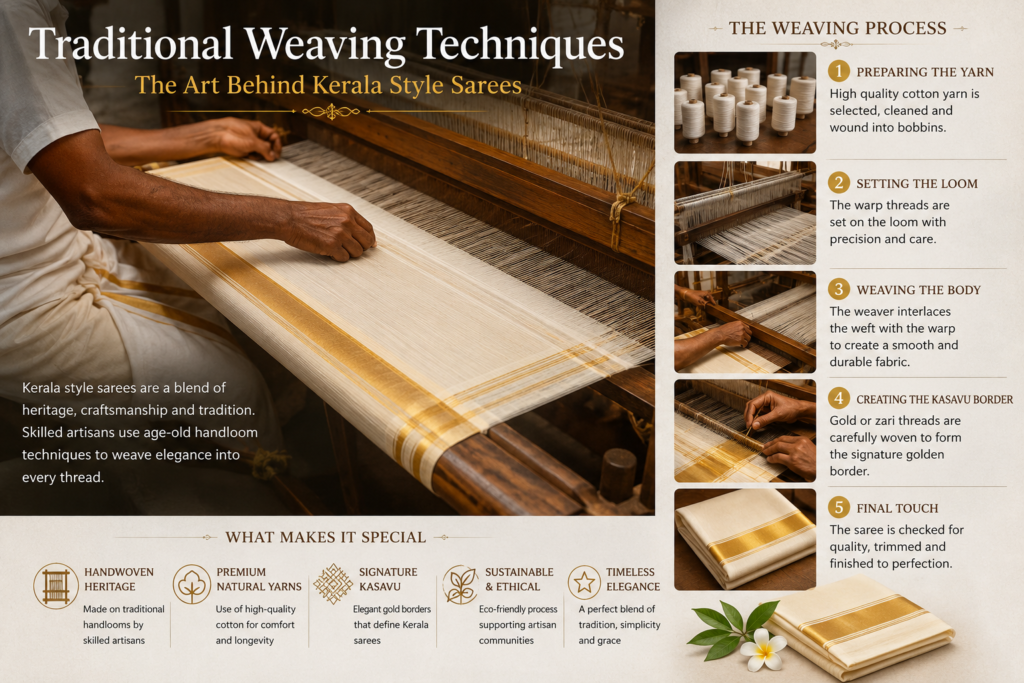 traditonal technique of wearing sarees 